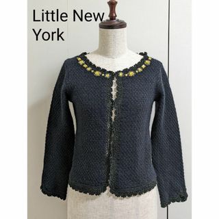 リトルニューヨーク(Little New York)のLittle New York(リトルニューヨーク)ツイードジャケット(ノーカラージャケット)