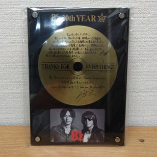 B'zファンクラブ贈答品30周年盾飾り(ミュージシャン)