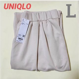 ユニクロ(UNIQLO)のUNIQLO スウェットギャザーパンツ　ユニクロ　ワイドパンツ(スラックス)