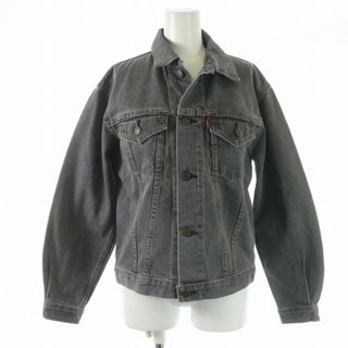 リーバイス(Levi's)のリーバイス デニムジャケット Gジャン ジージャン USED加工 M グレー(Gジャン/デニムジャケット)