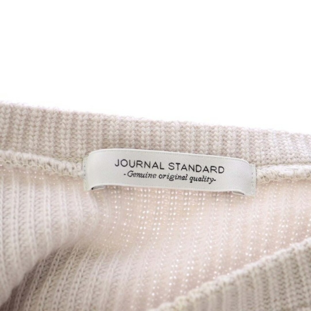 JOURNAL STANDARD(ジャーナルスタンダード)のジャーナルスタンダード ニット セーター クルーネック 長袖 M ピンクベージュ レディースのトップス(ニット/セーター)の商品写真