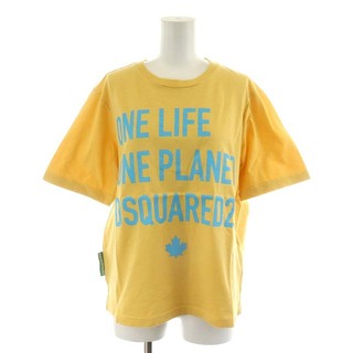 ディースクエアード(DSQUARED2)のディースクエアード One Life Renny Tee Tシャツ ロゴ S 黄(Tシャツ(半袖/袖なし))