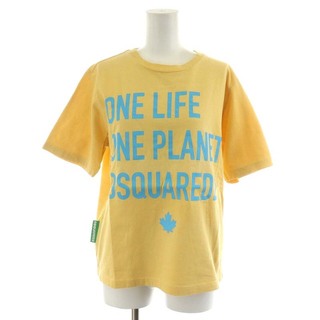 ディースクエアード(DSQUARED2)のディースクエアード One Life Renny Tee Tシャツ XS 黄(Tシャツ(半袖/袖なし))