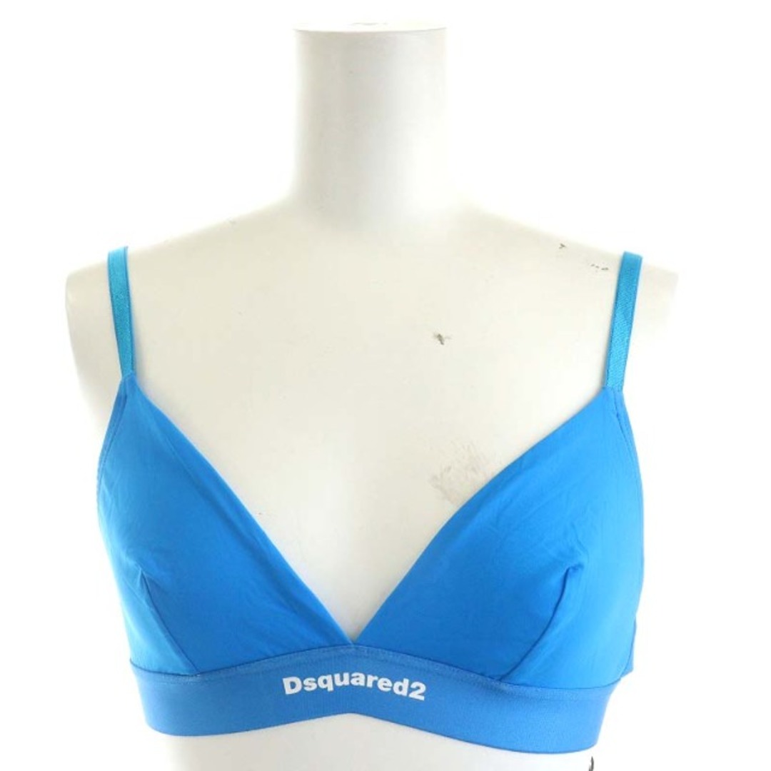 DSQUARED2(ディースクエアード)のディースクエアード TRIANGLE BRA ビキニ 水着 ロゴ 1 S 水色 レディースの水着/浴衣(水着)の商品写真