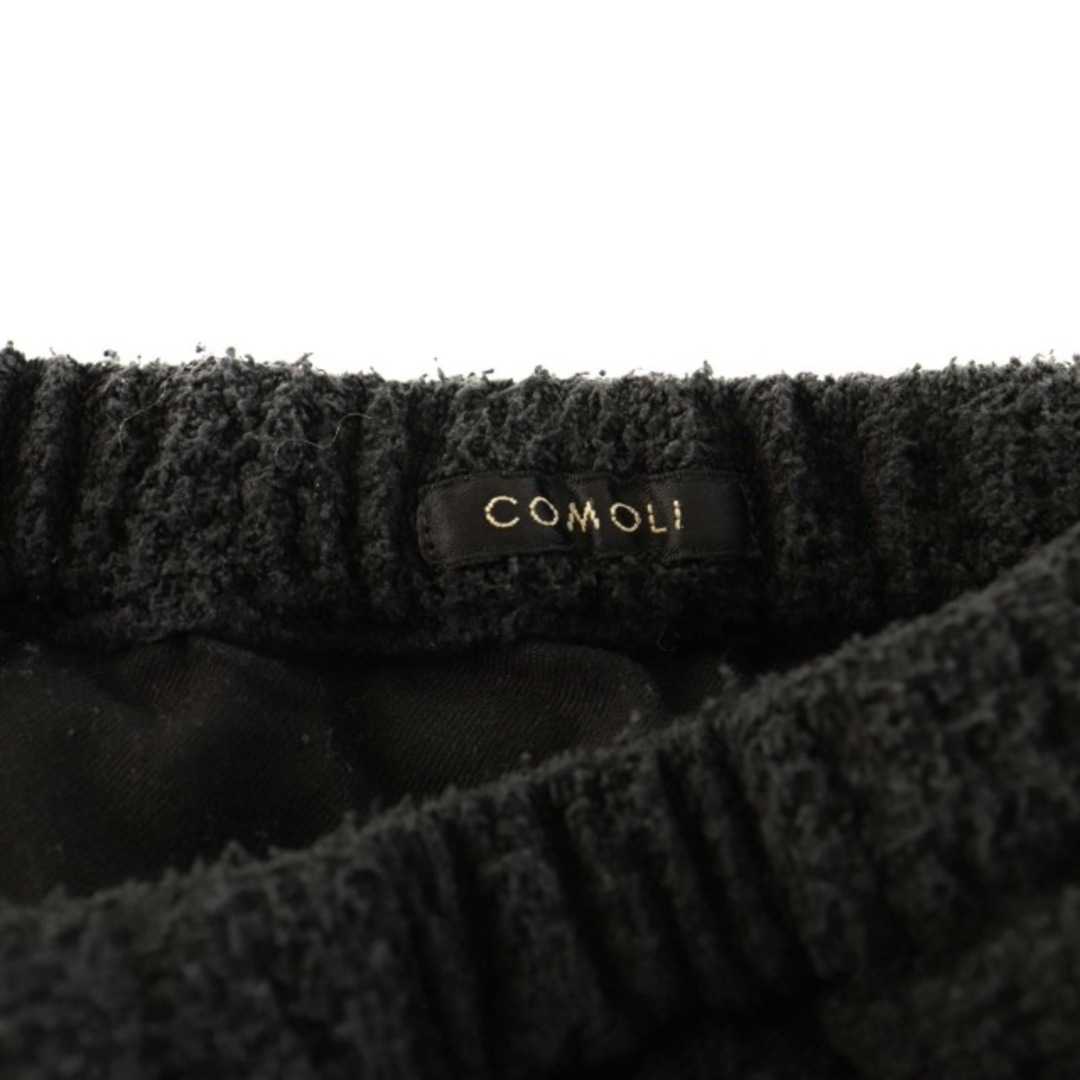 COMOLI(コモリ)のCOMOLI シルクパイルショーツ ショートパンツ イージーパンツ 絹 2 黒 メンズのパンツ(ショートパンツ)の商品写真