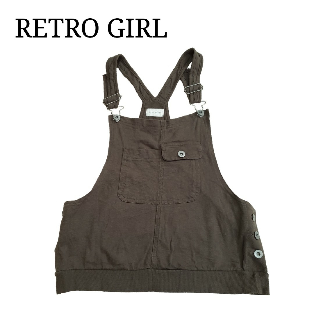 RETRO GIRL(レトロガール)のRetro girl レトロガール サロペット トップス レディースのトップス(ベスト/ジレ)の商品写真