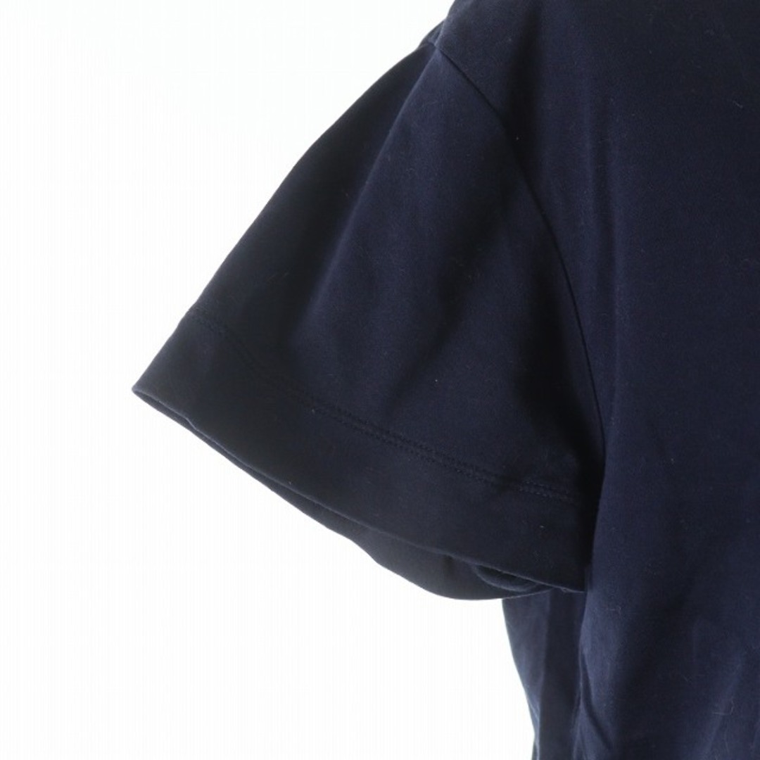 ESTNATION(エストネーション)のエストネーション コットンスムースカットソー プルオーバー 半袖 M 紺 レディースのトップス(Tシャツ(半袖/袖なし))の商品写真