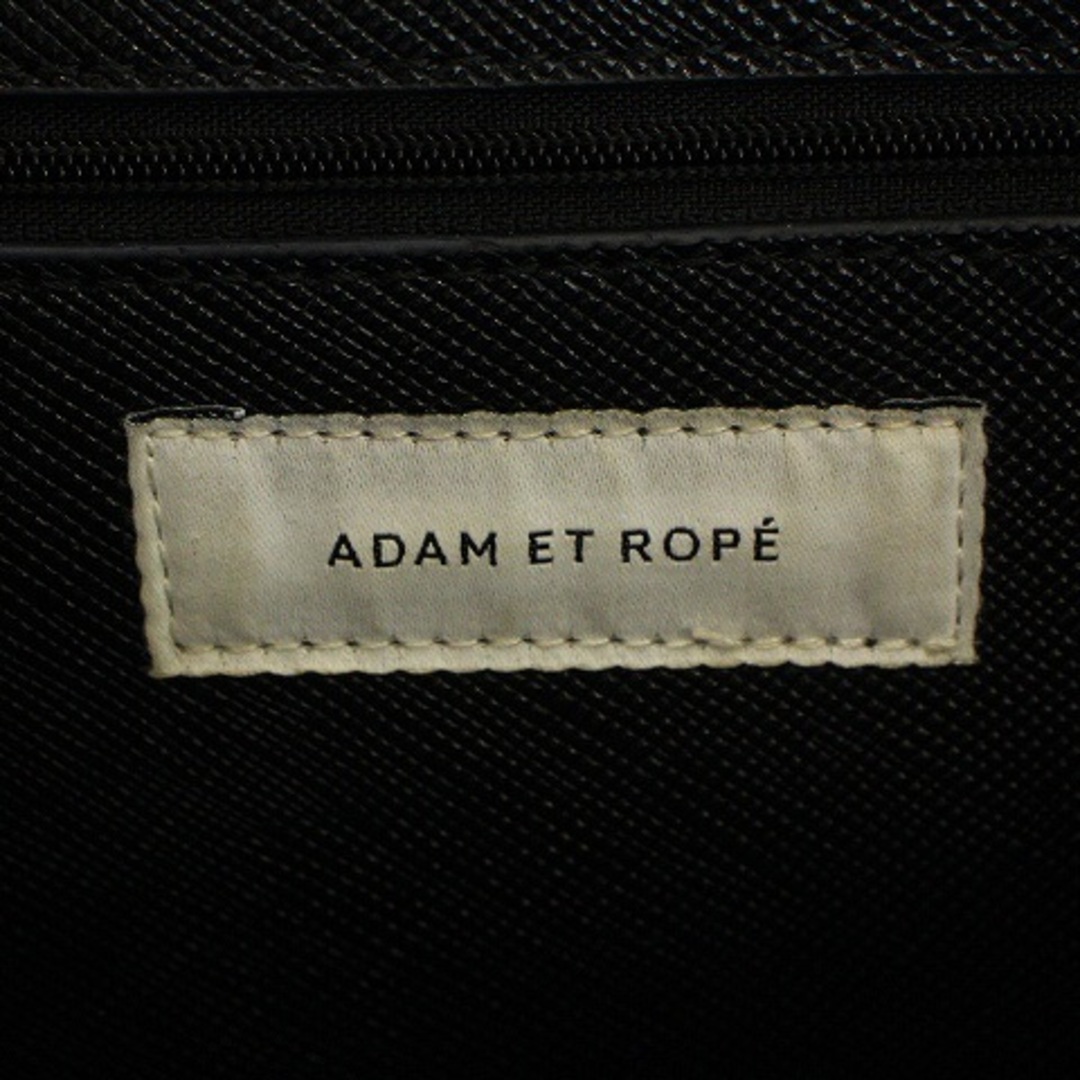 Adam et Rope'(アダムエロぺ)のアダムエロペ ワンショルダーバッグ ハンドバッグ 2WAY フェイクレザー 黒 レディースのバッグ(ショルダーバッグ)の商品写真