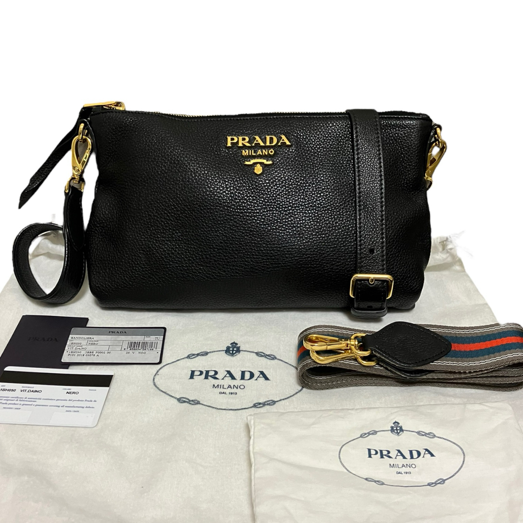 PRADA(プラダ)のPRADA プラダ 1BH050 NERO   2WAY ショルダーバッグ レディースのバッグ(ショルダーバッグ)の商品写真