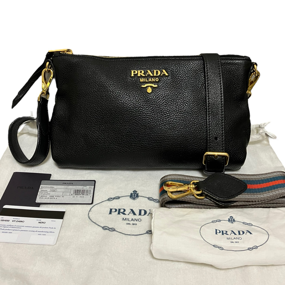 PRADA(プラダ)のPRADA プラダ 1BH050 NERO   2WAY ショルダーバッグ レディースのバッグ(ショルダーバッグ)の商品写真