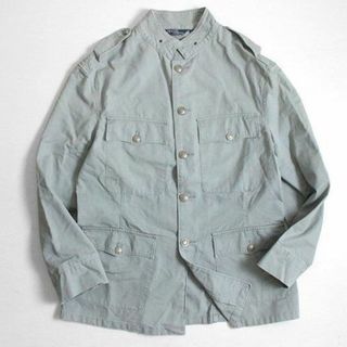 ポロラルフローレン(POLO RALPH LAUREN)のPOLO RALPH LAUREN ミリタリージャケット グレー L コットン(ミリタリージャケット)