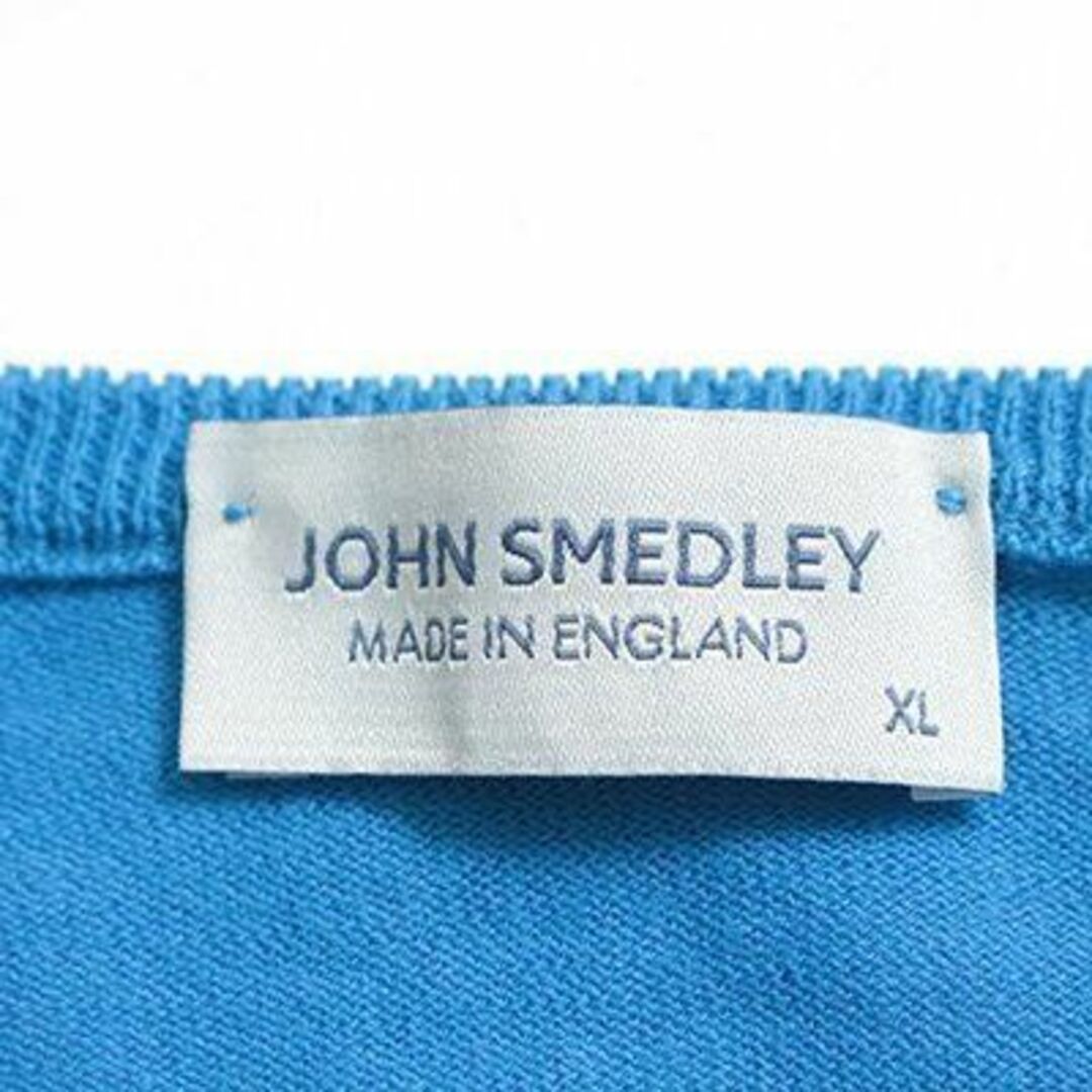 薄手裏地JOHN SMEDLEY ジョンスメドレー ニット・セーター XL 青