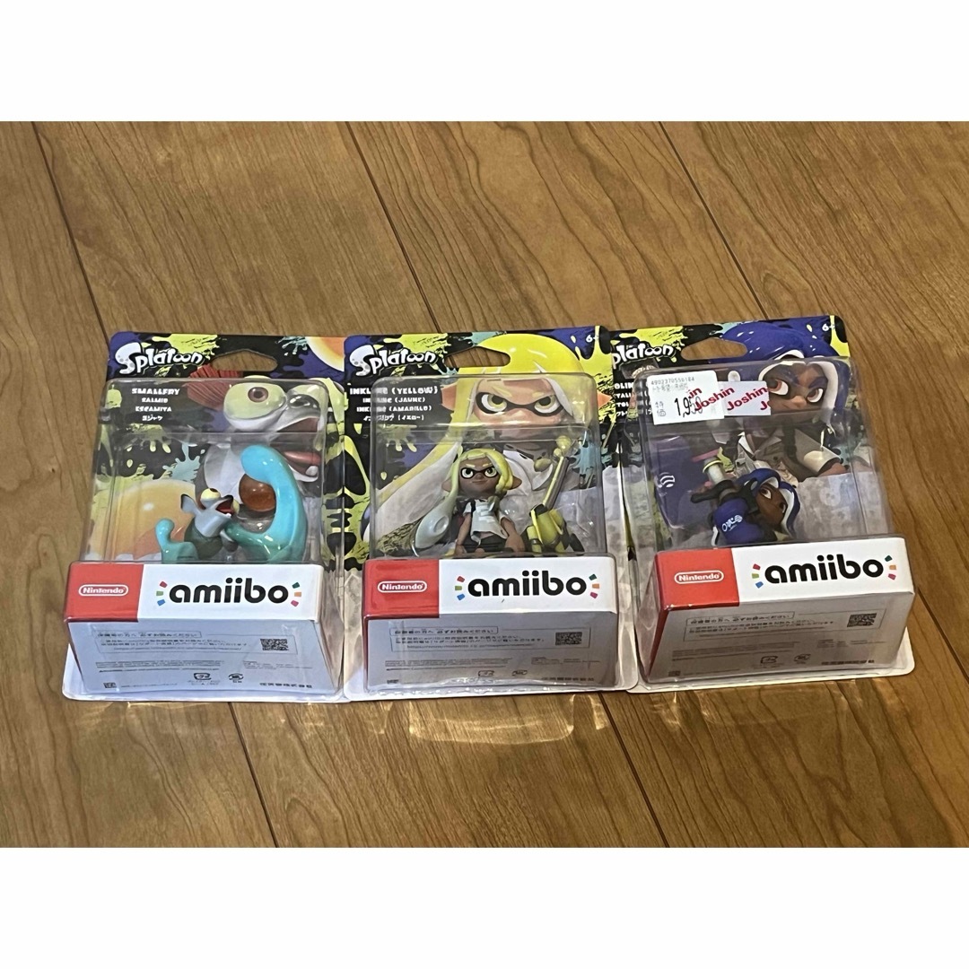 【新品】任天堂 スプラトゥーン3 amiibo 単体3点セット アミーボ エンタメ/ホビーのフィギュア(ゲームキャラクター)の商品写真