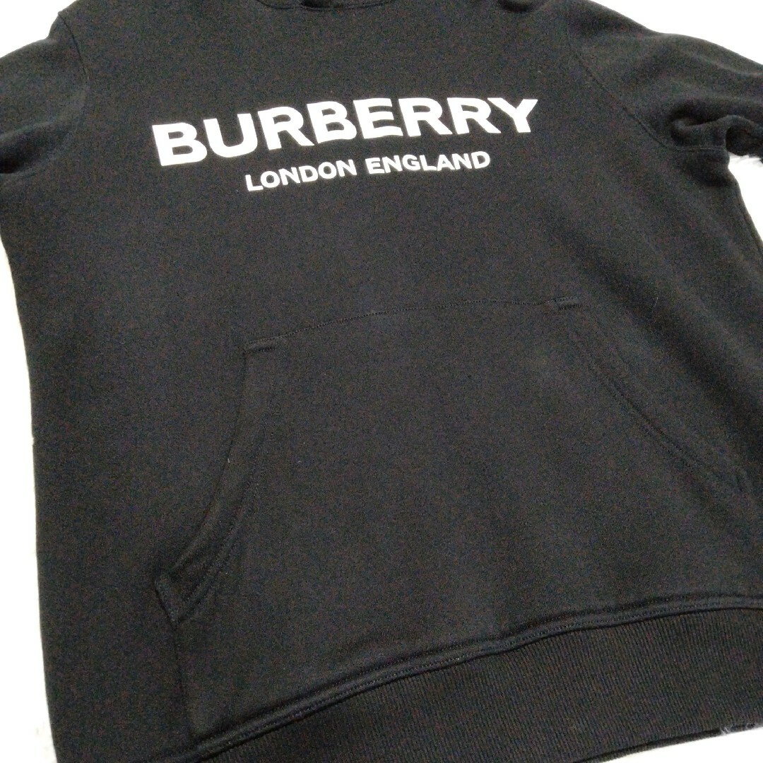 BURBERRY(バーバリー)のBURBERRY LONDON ENGLAND フーディパーカー ブラック 黒 メンズのトップス(パーカー)の商品写真