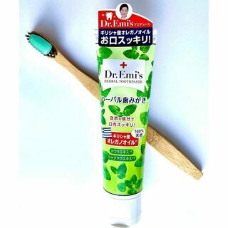 Dr.Emi's ハーバル歯磨き粉 オレガノ ギリシャ産オレガノオイル 舌磨6(口臭防止/エチケット用品)