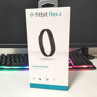 フィットフィット(fitfit)のfitbit flex2 フィットネストラッカー Black リストバンド(トレーニング用品)