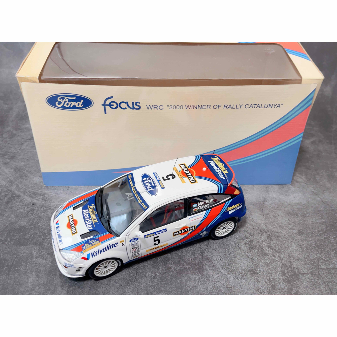 おもちゃ/ぬいぐるみオートアート　1/18 フォードフォーカス WRC 2000 WINNER