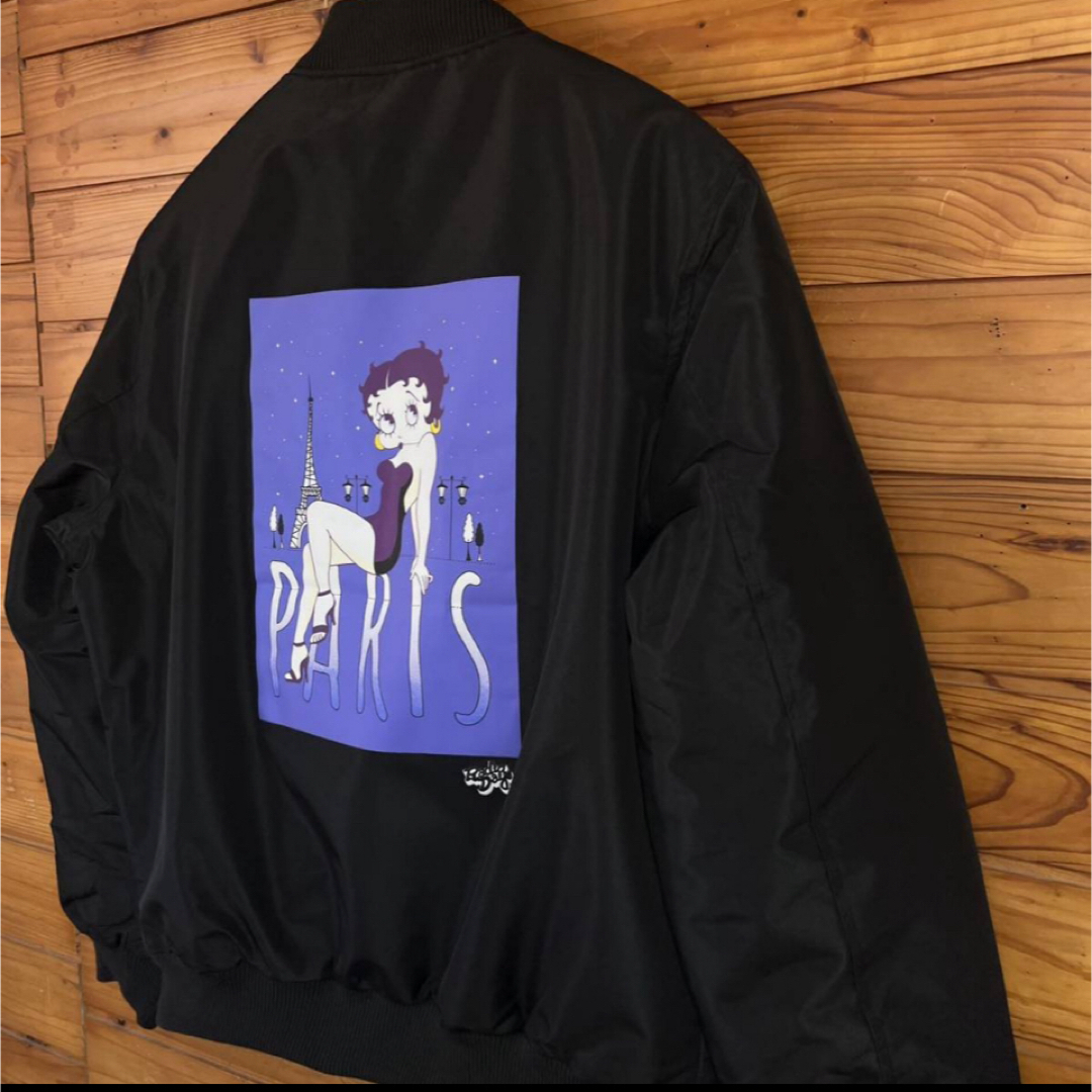 Betty Boop(ベティブープ)のジャケット　ma-1 BETTY BOOP メンズのジャケット/アウター(ナイロンジャケット)の商品写真