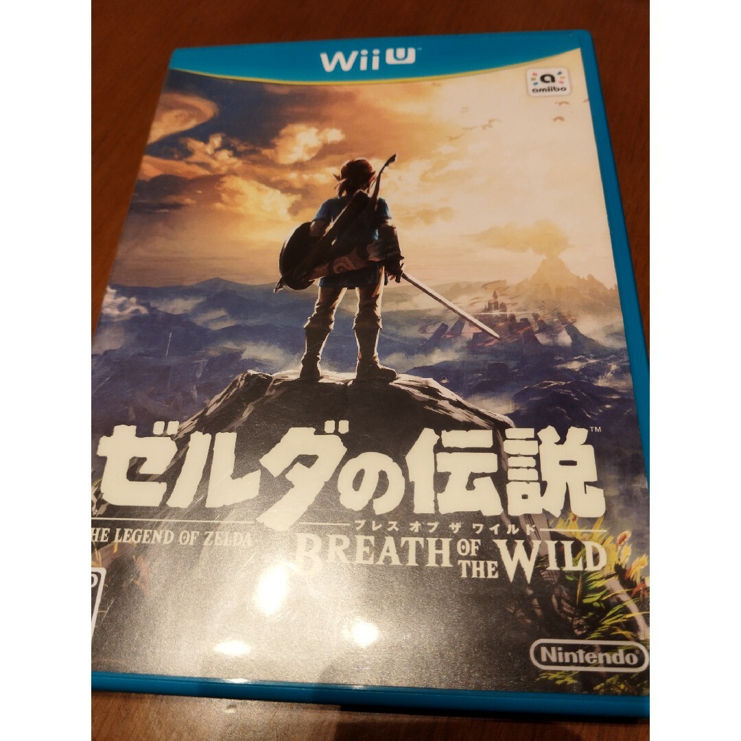 Wii U(ウィーユー)のWiiU ゼルダの伝説　ブレスオブザワイルド エンタメ/ホビーのゲームソフト/ゲーム機本体(家庭用ゲームソフト)の商品写真