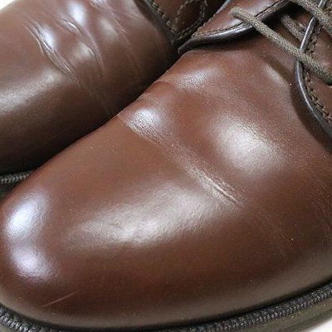 BRUNELLO CUCINELLI(ブルネロクチネリ)のBRUNELLO CUCINELLIレザー ダービーシューズ ブラウン 43.5 メンズの靴/シューズ(ドレス/ビジネス)の商品写真