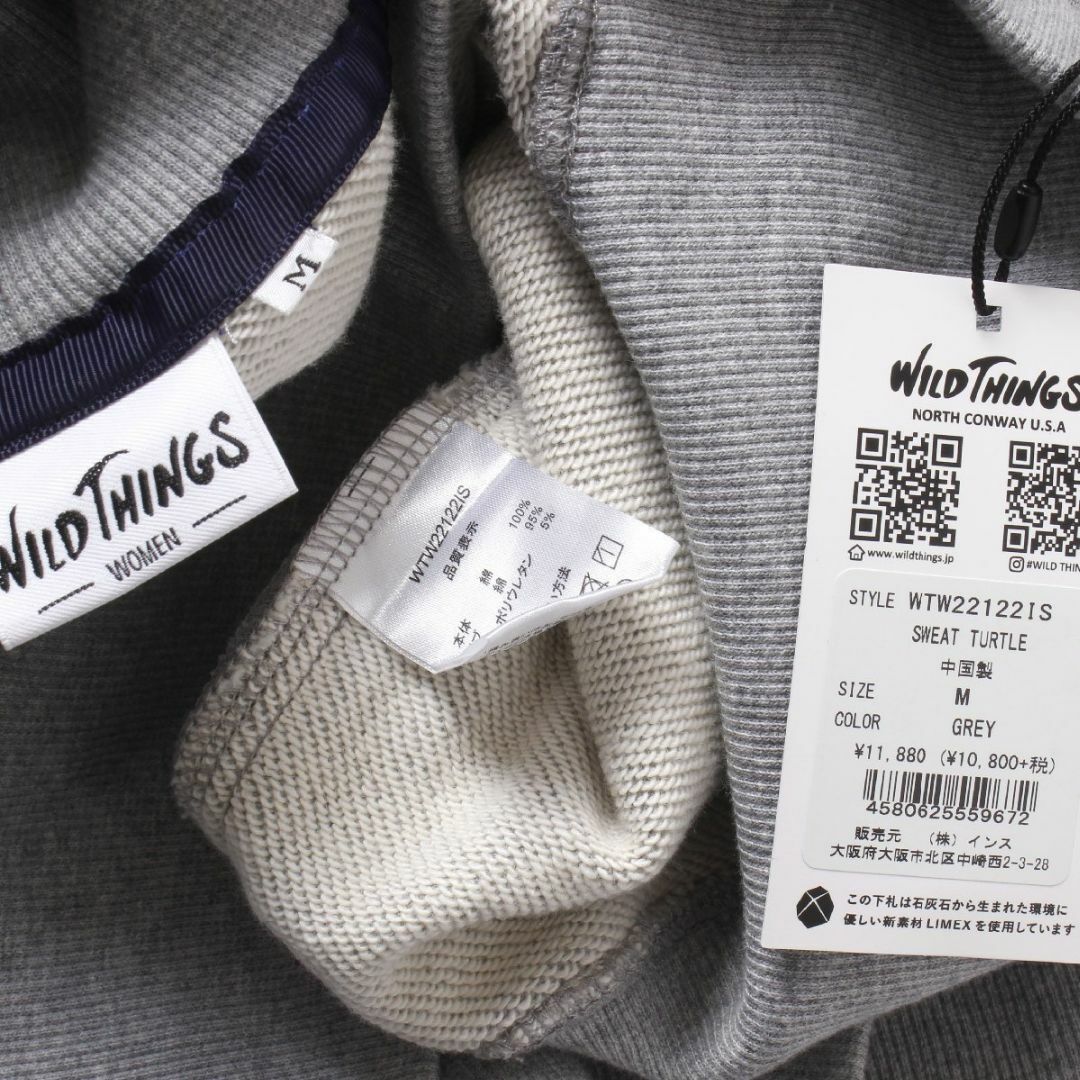 WILDTHINGS(ワイルドシングス)の新品 WILD THINGS SWEAT TURTLE スウェット タートル レディースのトップス(トレーナー/スウェット)の商品写真