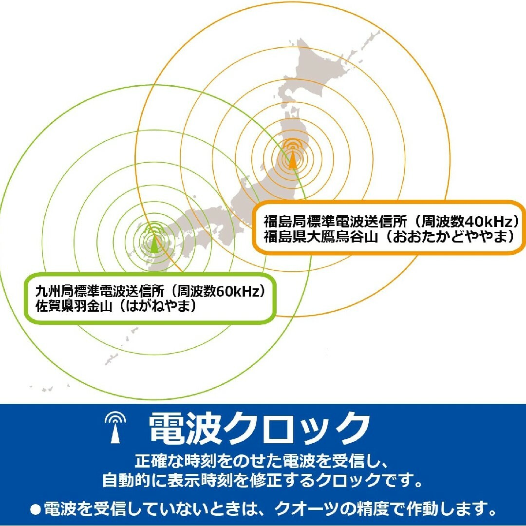 SEIKO 電波置き時計 DL305K インテリア/住まい/日用品のインテリア小物(置時計)の商品写真