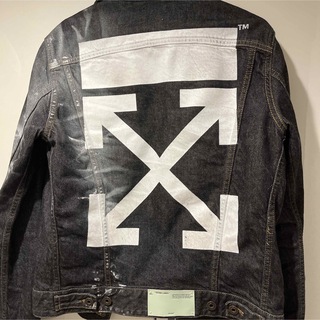 Gジャン/デニムジャケット新品【 OFF-WHITE 】 GRADIENT Denim Jacket L