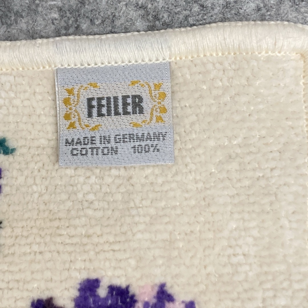 FEILER(フェイラー)のフェイラー　FEILER 花柄タオルハンカチ　未使用 レディースのファッション小物(ハンカチ)の商品写真