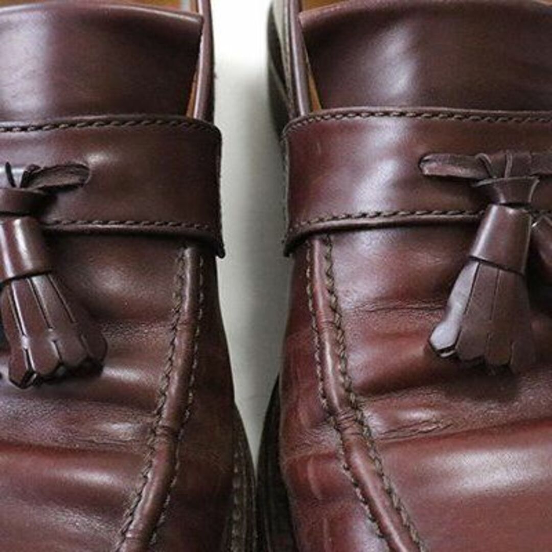 BRUNELLO CUCINELLI(ブルネロクチネリ)のBRUNELLO CUCINELLI レザータッセルローファー ブラウン 44 メンズの靴/シューズ(ドレス/ビジネス)の商品写真