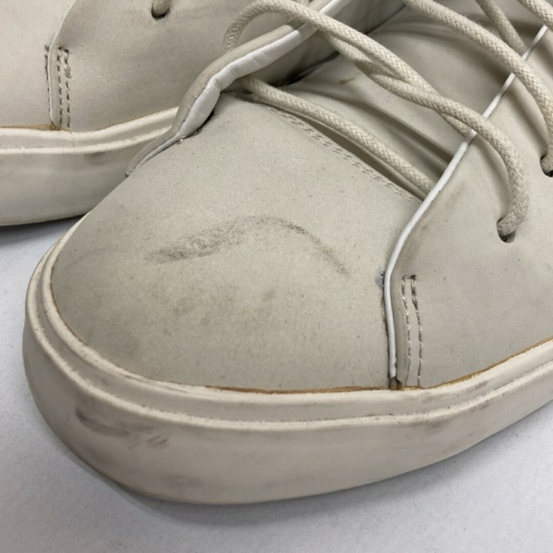 ★saturdays nyc ハイカットレザースニーカー ホワイト 28cm メンズの靴/シューズ(スニーカー)の商品写真