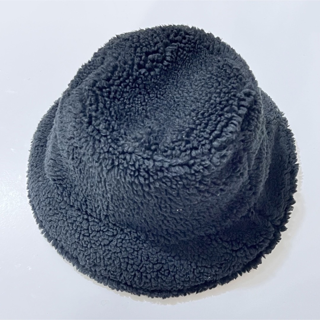 UNIQLO(ユニクロ)の新品 UNIQLO ユニクロシー アジャスタブル ボアパケットハット 黒 帽子 レディースの帽子(ハット)の商品写真