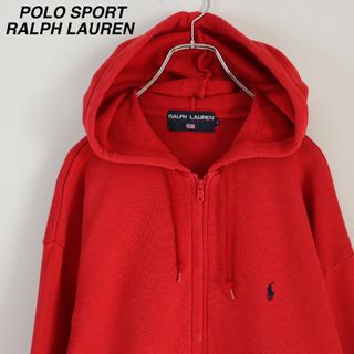 ポロラルフローレン(POLO RALPH LAUREN)の【大人気】ポロスポーツ ラルフローレン／パーカー　刺繍ロゴ　日本製　ジップアップ(パーカー)