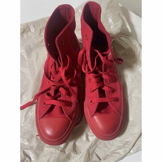 converse（RED）23.5(スニーカー)