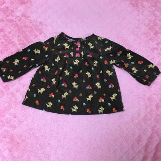 ジンボリー(GYMBOREE)の《きち様専用》美品 ジンボリーコーデュロイカットソー ブラウン 18-24mos(シャツ/カットソー)