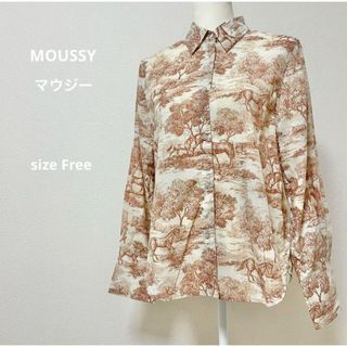 マウジー(moussy)のMOUSSYマウジー TOILE DE JOUY シャツ トワルドジュイブラウス(シャツ/ブラウス(長袖/七分))