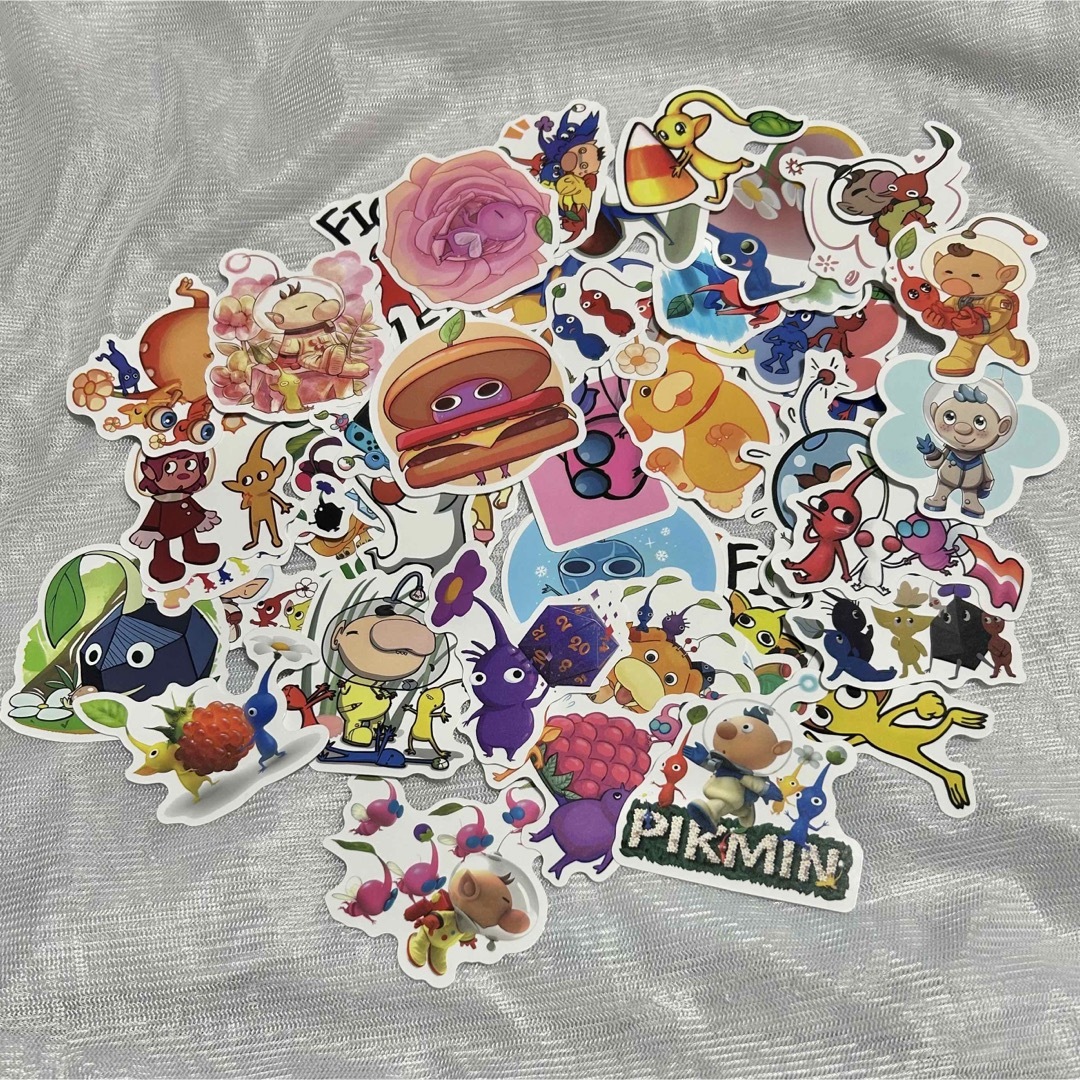 ピクミン　シール　52枚　セット　 エンタメ/ホビーのおもちゃ/ぬいぐるみ(キャラクターグッズ)の商品写真