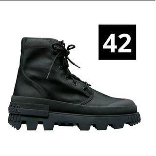 monclerサイズ41(26-26.5cm相当)新品本物◆モンクレール レザーブーツ メンズ