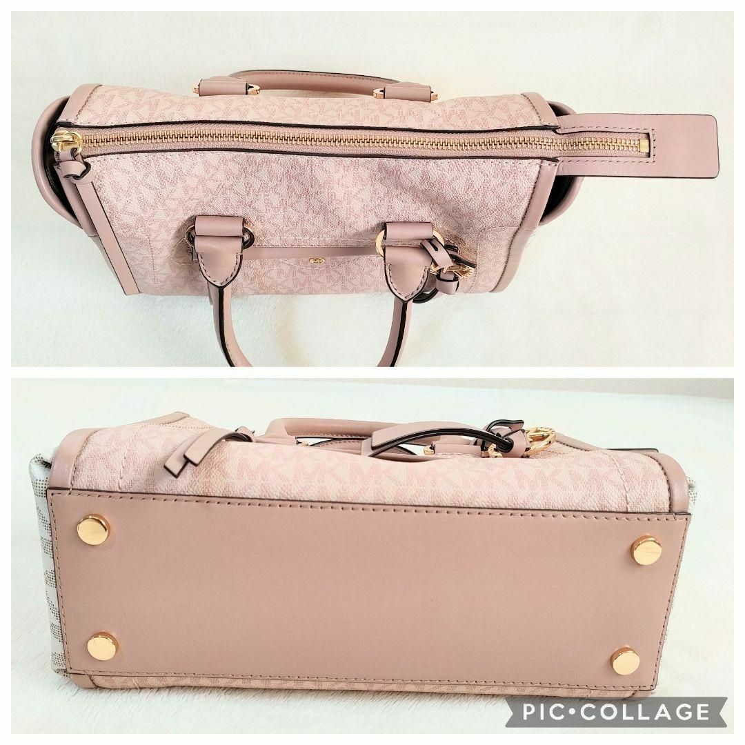 Michael Kors(マイケルコース)の未使用級　マイケルコース　ハンドバック　ショルダー　ピンク　ホワイト　2way レディースのバッグ(ハンドバッグ)の商品写真