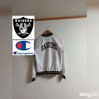 チャンピオン(Champion)のChampion 90s NFL レイダース RAIDERS バックプリント(ブルゾン)