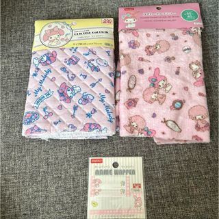 マイメロディ(マイメロディ)のDAISO マイメロディ はぎれ生地 ワッペンセット(生地/糸)