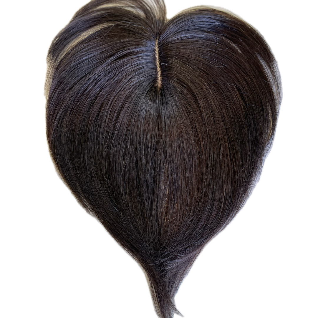 【新品】BK8#1011   人毛　部分ウィッグ　ショートストレート かつら レディースのウィッグ/エクステ(ショートストレート)の商品写真