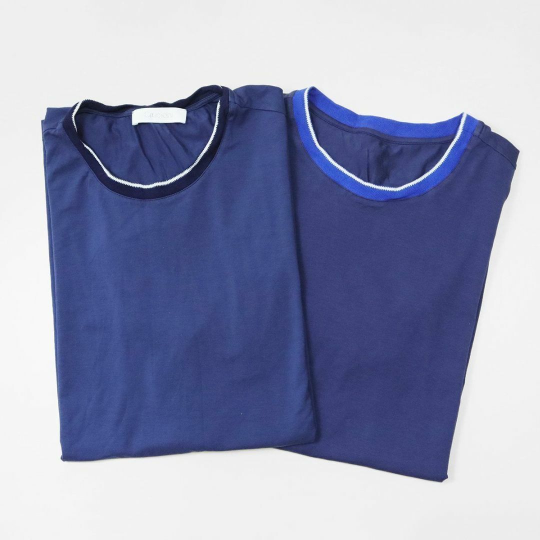 Cruciani カットソー2点セットストレッチ半袖 Tシャツネイビー56 54Tシャツ/カットソー(半袖/袖なし)