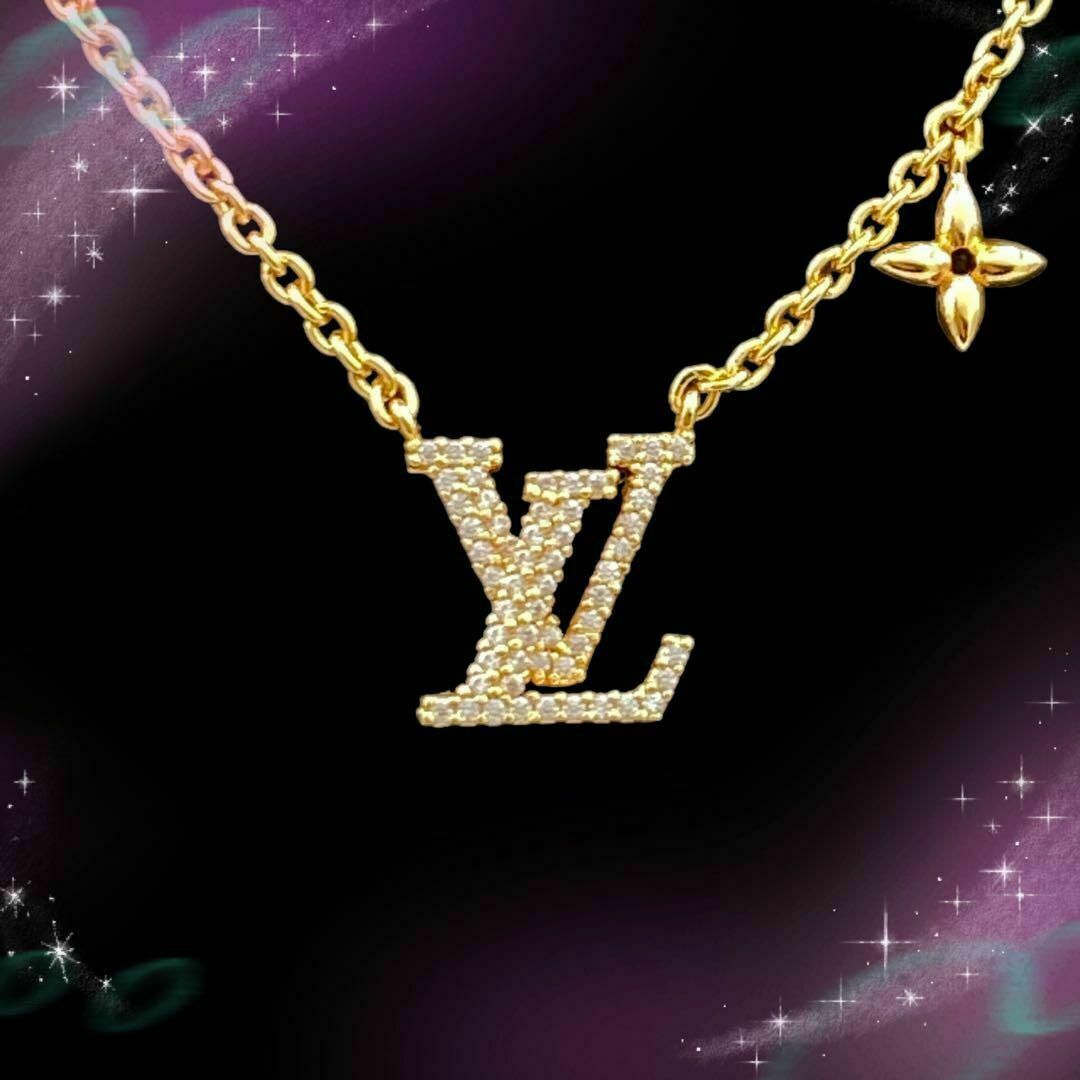 LOUIS VUITTON(ルイヴィトン)の《超美品》　ルイヴィトン　コリエ　LVアイコニック　ネックレス　ゴールド系 メンズのアクセサリー(ネックレス)の商品写真