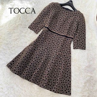 TOCCA - 新品タグ付☆TOCCA ラメ入りツイードワンピース☆ピンクの通販 ...