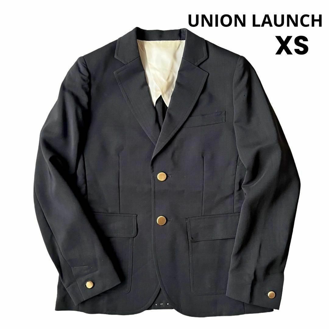 Ron Herman(ロンハーマン)のUNION LAUNCH ユニオンランチ ネイビージャケット テーラード XS レディースのジャケット/アウター(テーラードジャケット)の商品写真