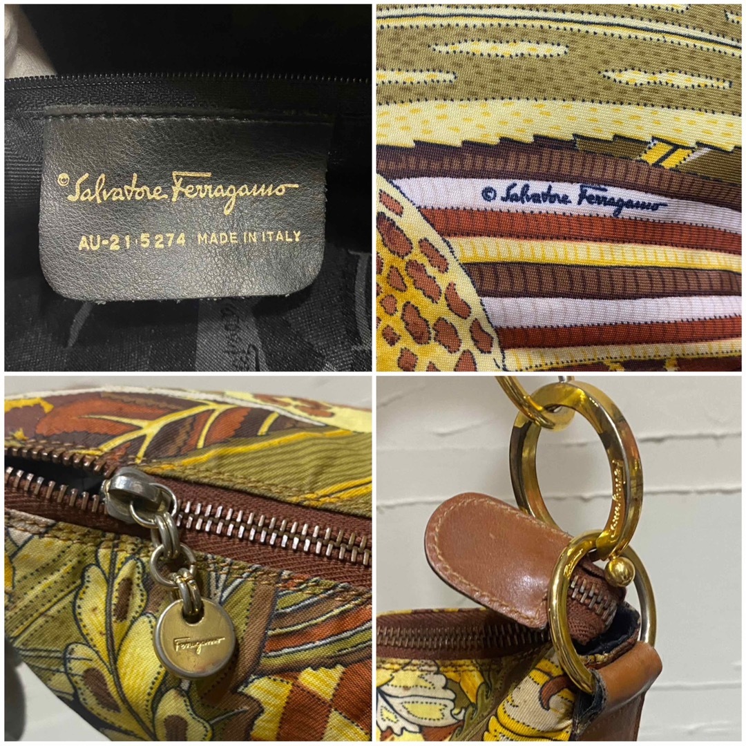 Salvatore Ferragamo(サルヴァトーレフェラガモ)の希少モデル Salvatore ferragamo 大容量ショルダーバッグ レディースのバッグ(ショルダーバッグ)の商品写真