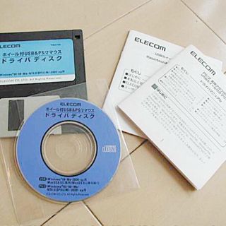 エレコム(ELECOM)のELECOM/ホイール付USB&PS/2マウス ドライバディスク(エレコム)(PC周辺機器)