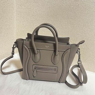 セリーヌ CELINE ラゲージ マイクロショッパー ハンドバッグ レザー スリ  新入荷 OB1625