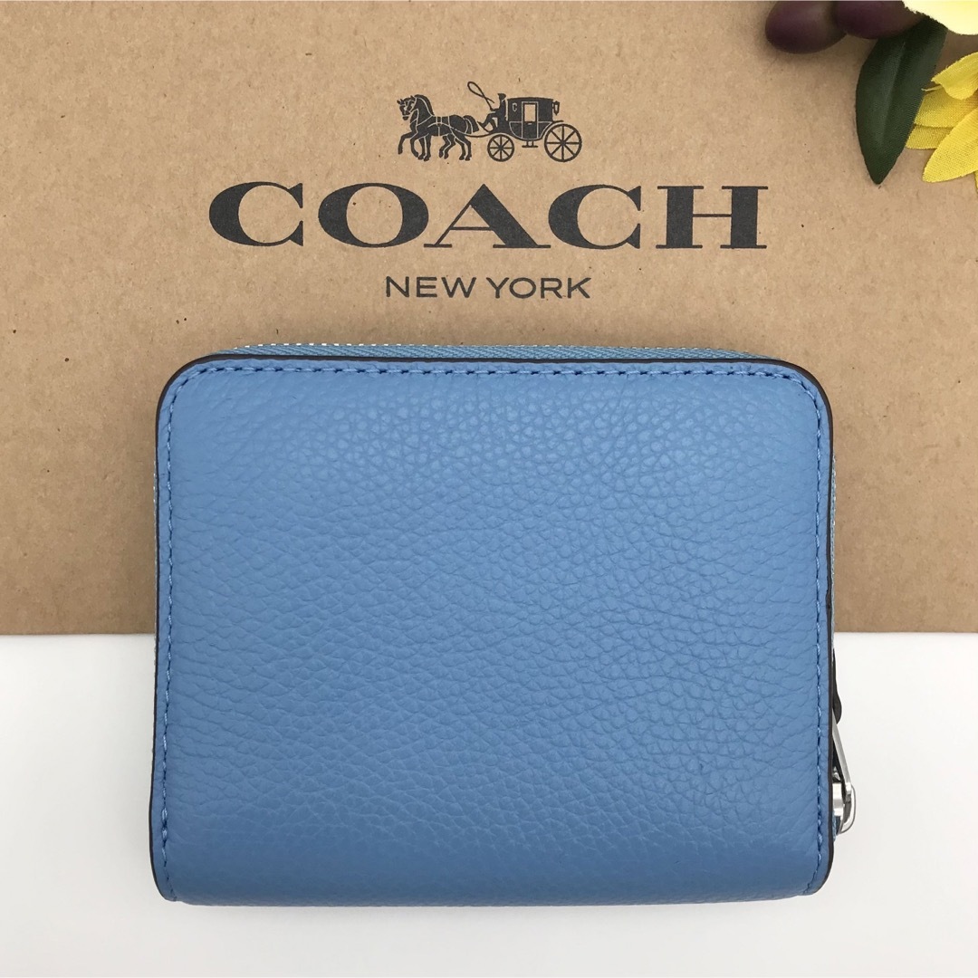 COACH 財布 ★大人気★ ビルフォールド ウォレット シルバー プール 新品