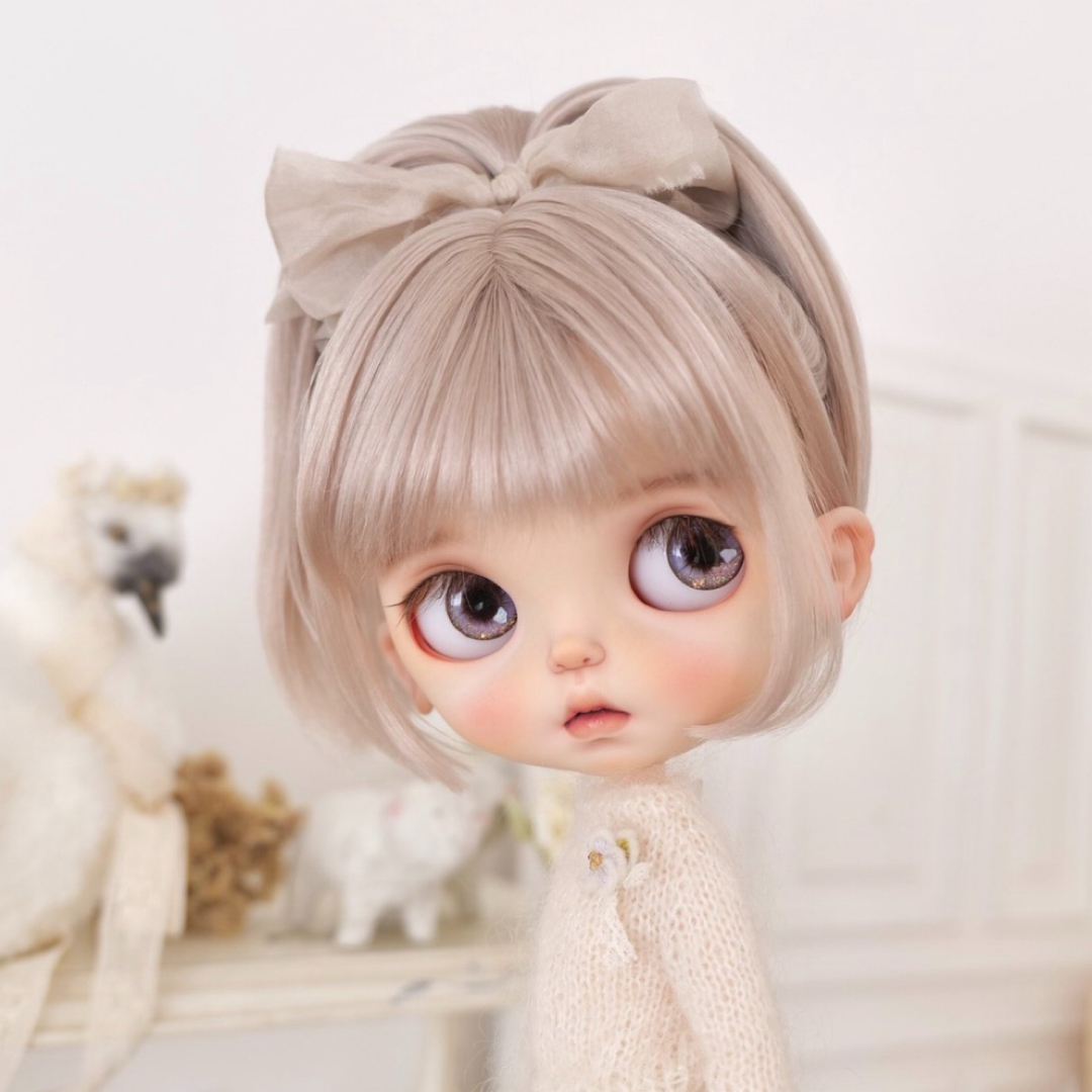 ブライス ウィッグ モヘアウィッグ 海外作家 アッシュ お嬢様ポニー ブライス ウィッグ モヘアウィッグ 海外作家 アッシュ お嬢様ポニー